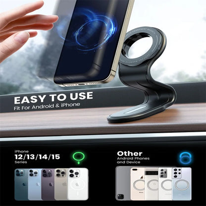 Car Mount Arm Magnetic Phone Holder